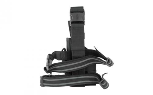BLACKHAWK Omega VI Ultra Holster, Universal Handgun Fit Equipped With Light or Laser, Ambidextrous, Black 40MLH1BK
