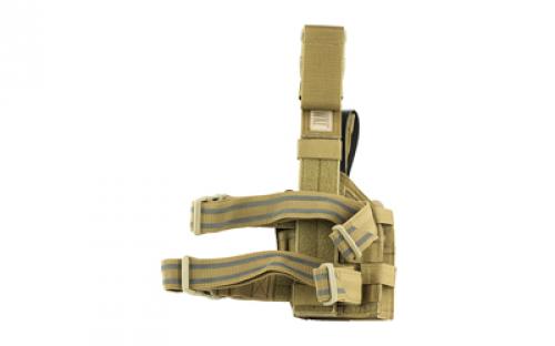 BLACKHAWK Omega VI Ultra Holster, Universal Handgun Fit Equipped With Light or Laser, Ambidextrous, Coyote Tan 40MLH1CT