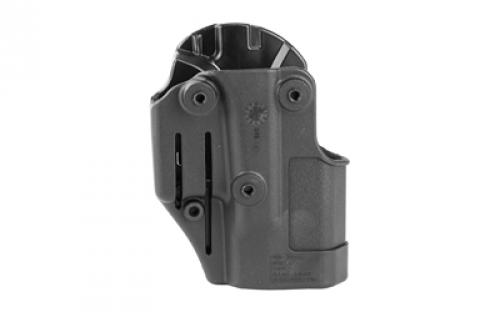 BLACKHAWK CQC SERPA Holster With Belt and Paddle Attachment, Fits Glock 26/27/33, Left Hand, Black 410501BK-L