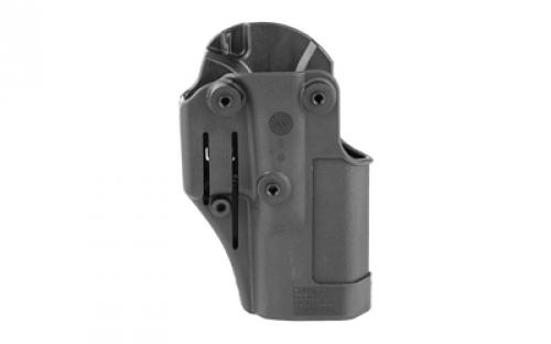 BLACKHAWK CQC SERPA Holster With Belt and Paddle Attachment, Fits Glock 19/23/32/36, Left Hand, Black 410502BK-L