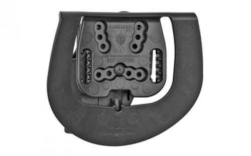 BLACKHAWK SERPA CQC Concealment Holster with Belt and Paddle Attachment, Fits Glock 19/23/32/36, Right Hand, Matte Black 410502BK-R