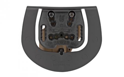 BLACKHAWK CQC SERPA Holster With Belt and Paddle Attachment, Fits Glock 19/23/32, Right Hand, Coyote Tan 410502CT-R