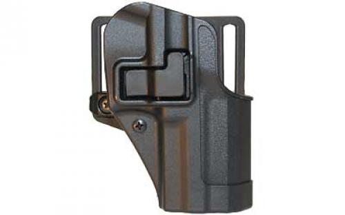 BLACKHAWK SERPA CQC Concealment Holster with Belt and Paddle Attachment, Fits Glock 29/30/39, Right Hand, Matte Black 410530BK-R