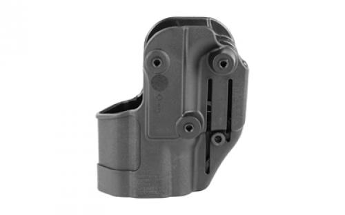 BLACKHAWK SERPA CQC Concealment Holster With Belt and Paddle Attachment, Fits Springfield XD Sub-Compact, Right Hand, Black 410531BK-R