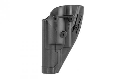 BLACKHAWK CQC SERPA Holster With Belt and Paddle Attachment, Fits Taurus Judge 3" Cylinder, Right Hand, Black 410544BK-R