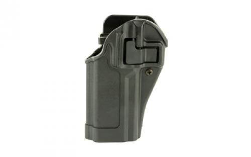 BLACKHAWK CQC SERPA Holster With Belt and Paddle Attachment, Fits Sig Sauer P250/P320 Full Size and Compact, Left Hand, Black 410561BK-L