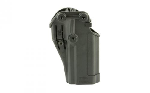 BLACKHAWK CQC SERPA Holster With Belt and Paddle Attachment, Fits Sig Sauer P250/P320 Full Size and Compact, Left Hand, Black 410561BK-L