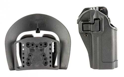 BLACKHAWK CQC SERPA Holster With Belt and Paddle Attachment, Fits Sig Sauer P250/P320 Full Size and Compact, Right Hand, Black 410561BK-R