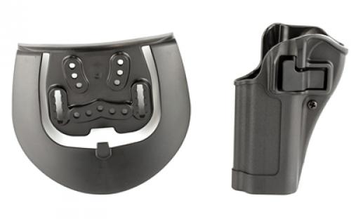BLACKHAWK CQC SERPA Holster With Belt and Paddle Attachment, Fits CZ75/75B/75 Shadow SP01/85B, Left Hand, Black 410562BK-L