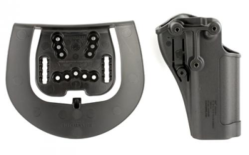 BLACKHAWK CQC SERPA Holster With Belt and Paddle Attachment, Fits CZ75/75B/75 Shadow SP01/85B, Left Hand, Black 410562BK-L