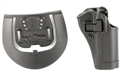 BLACKHAWK CQC SERPA Holster With Belt and Paddle Attachment, Fits CZ75/75B/75 Shadow SP01/85B, Right Hand, Black 410562BK-R