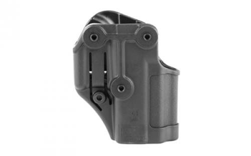 BLACKHAWK CQC SERPA Belt Holster, Fits Glock 42 Left Hand, Black 410567BK-L