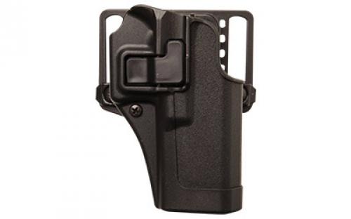 BLACKHAWK SERPA CQC Concealment Holster with Belt and Paddle Attachment, Fits Glock 42, Right Hand, Matte Black 410567BK-R