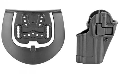 BLACKHAWK SERPA CQC Concealment Holster with Belt and Paddle Attachment, Fits HK VP9/40, Left Hand, Matte Black 410579BK-L