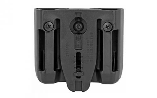 BLACKHAWK Double Magazine Pouch, Matte Black Finish 410610PBK