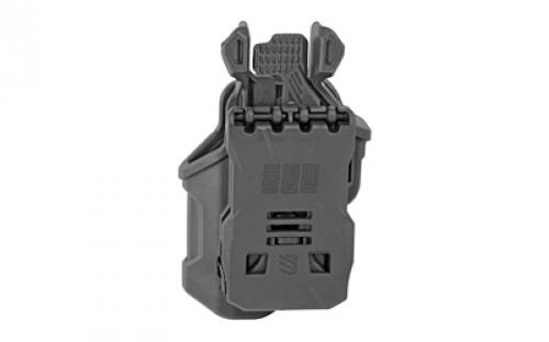 BLACKHAWK T-Series, L2C, Right Hand, Black, Fits Glock 19, 23, 45, Polymer 410701BKR