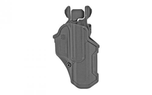 BLACKHAWK T-Series, Level 2 Compact, Right Hand, Black, Fits Glock 43/43X, Polymer 410768BKR