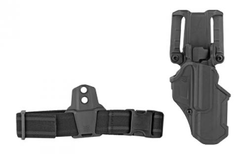 BLACKHAWK T-Series, L2C Overt, Right Hand, Black, Fits M&P 1.0/2.0 9/.40/45, Polymer 411759BKR