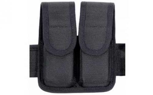 BLACKHAWK Duty Gear Molded, Double Magazine Pouch - Double Row, Cordura, Black 44A001BK