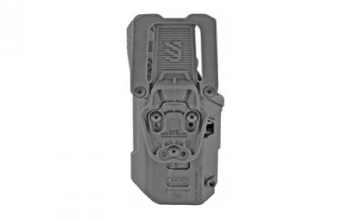 BLACKHAWK T-Series L2D, Duty Holster, Right Hand, Black Finish, Fits Glock 21 With TLR1/TLR2, Includes Jacket Slot Belt Loop 44N213BKR