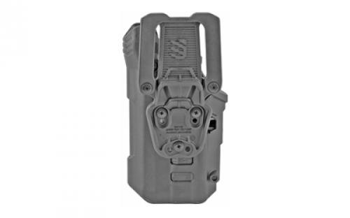 BLACKHAWK T-Series L2D, Duty Holster, Right Hand, Black Finish, Fits Sig P320/P250 With TLR1/TLR2, Includes Jacket Slot Belt Loop 44N261BKR