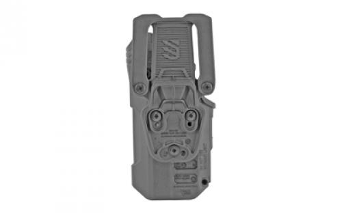 BLACKHAWK T-Series L2D, Duty Holster, Right Hand, Black Finish, Fits Glock 17/22/31 With TLR7, Includes Jacket Slot Belt Loop 44N300BKR