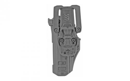 BLACKHAWK T-Series L3D, Duty Holster, Right Hand, Black Finish, Fits Sig P320/P250, Includes Jacket Slot Belt Loop 44N561BKR