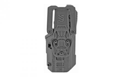 BLACKHAWK T-Series L3D, Duty Holster, Left Hand, Black Finish, Fits Glock 21 With TLR1/TLR2, Includes Jacket Slot Belt Loop 44N613BKL