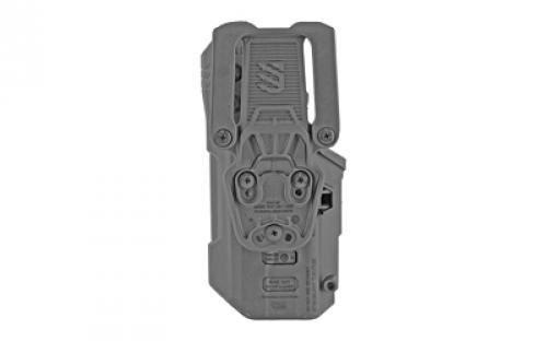 BLACKHAWK T-Series L3D, Duty Holster, Right Hand, Black Finish, Fits Glock 21 With TLR1/TLR2, Includes Jacket Slot Belt Loop 44N613BKR