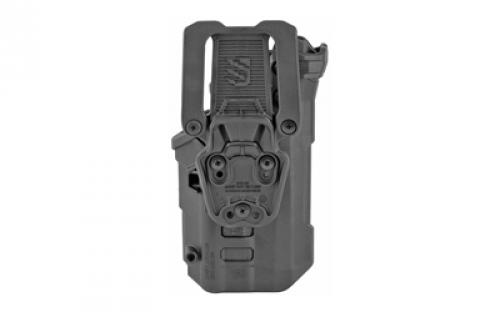 BLACKHAWK T-Series L3D, Duty Holster, Left Hand, Black Finish, Fits Sig P320/P250 With TLR1/TLR2, Includes Jacket Slot Belt Loop 44N661BKL