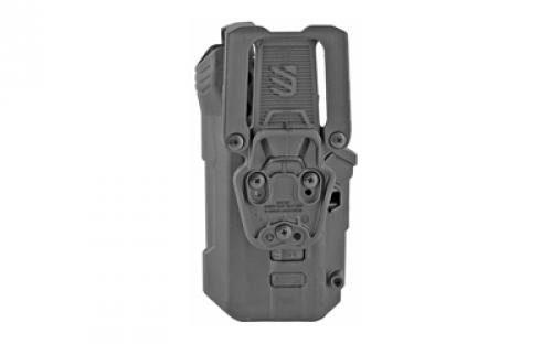 BLACKHAWK T-Series L3D,  Duty Holster, Right Hand, Black Finish, Fits Sig P320/P250 With TLR1/TLR2, Includes Jacket Slot Belt Loop 44N661BKR