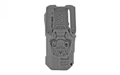 BLACKHAWK T-Series L3D, Duty Holster, Right Hand, Black Finish, Fits Glock 17/22/31 With TLR7, Includes Jacket Slot Belt Loop 44N700BKR