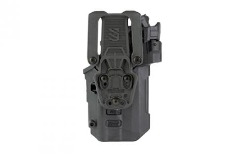 BLACKHAWK T-Series L3D RDS, Duty Holster, Left Hand, Black Finish, Fits Sig P320/P250 With TLR1/TLR2, Includes Jacket Slot Belt Loop 44ND61BKL