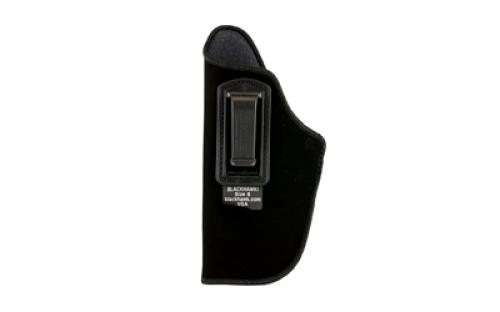 BLACKHAWK Inside the Pant Holster, Size 6, Fits Large Automatic Pistol With 3.75-4.5" Barrel, Left Hand, Black 73IP06BK-L