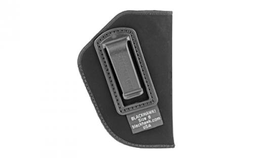 BLACKHAWK Inside-the-Pants Holster, Size 8, Fits Small Revolver with 2" Barrel, Right Hand, Black 73IP08BK