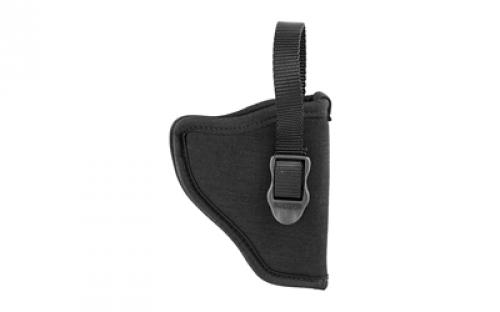 BLACKHAWK Nylon Hip Holster, Size 0, Fits Small/Medium Revolver with 2-3 Barrel, Right Hand, Black 73NH00BK-R