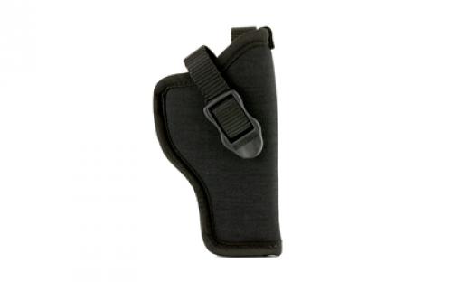 BLACKHAWK Nylon Hip Holster, Size 1, Fits Medium Automatic Pistol with 3-4 Barrel, Right Hand, Black 73NH01BK-R