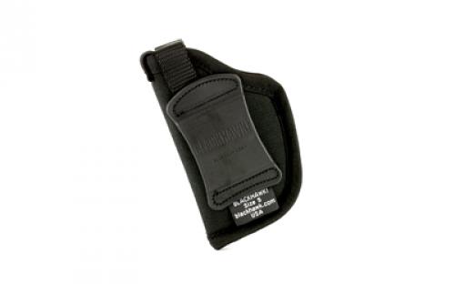 BLACKHAWK Nylon Hip Holster, Size 5, Fits Small Automatic Pistol, Right Hand, Black 73NH05BK-R