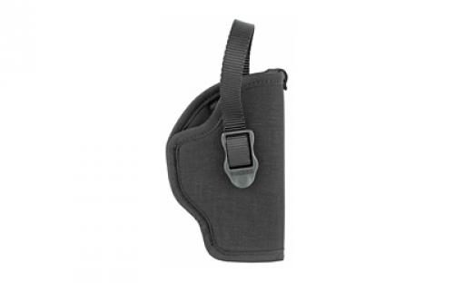 BLACKHAWK Nylon Hip Holster, Size 7, Fits Large Automatic Pistol with 3.5-4.5 Barrel, Right Hand, Black 73NH07BK-R