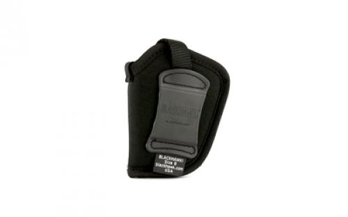 BLACKHAWK Nylon Hip Holster, Size 9, Fits Small Revolver with 2" Barrel, Right Hand, Black 73NH09BK-R
