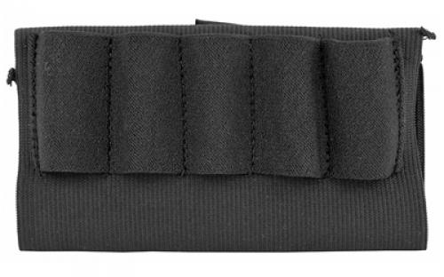 BLACKHAWK BLACKHAWK!, BlackHawk, Buttstock Shell Holder - Open Style, Shotgun, Black 74SH02BK