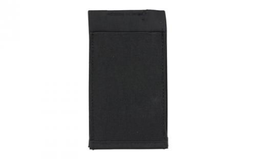 Blue Force Gear 10 Speed, Single Magazine Pouch, Helium Whisper Construction, Fits (1) AR-15 Magazine, Elastic Construction, Horizontal Orientation, Black BT-TSP-M4-1-HZ-BK