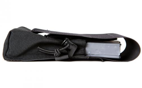 Blue Force Gear Double Magazine Flap Pouch, Helium Whisper Attachment, Fits (2) AR-15  Magazines, Elastic Construction, Black HW-M-2M4-1-BK