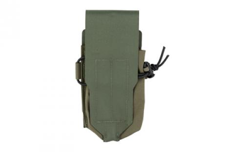 Blue Force Gear Double Magazine Flap Pouch, Helium Whisper Attachment, Fits (2) AR-15  Magazines, Elastic Construction, Ranger Green HW-M-2M4-1-RG