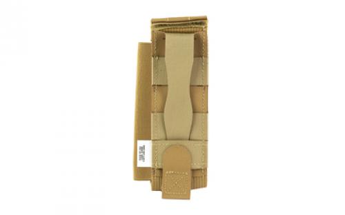 Blue Force Gear Tourniquet Pouch, Matte Finish, Coyote Tan, Helium Whisper Material HW-TQH-TNOW-EMPTY-CB