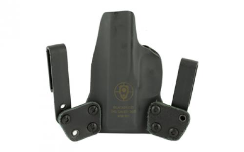 BlackPoint Tactical Mini Wing IWB Holster, Fits Sig P365, Right Hand, Black Kydex, 15 Degree Cant 105911