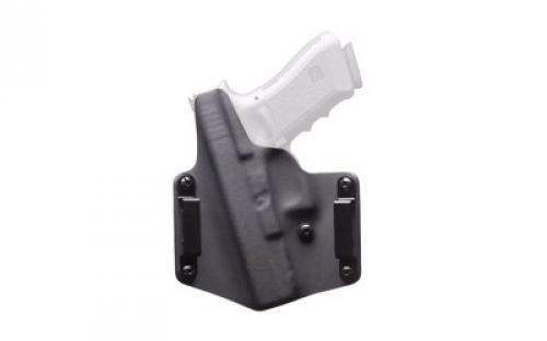 BlackPoint Tactical Standard OWB Holster, Fits Glock 17/22/31, Right Hand, Black Kydex, with 1.75" Belt Loops, 15 Degree Cant 100119