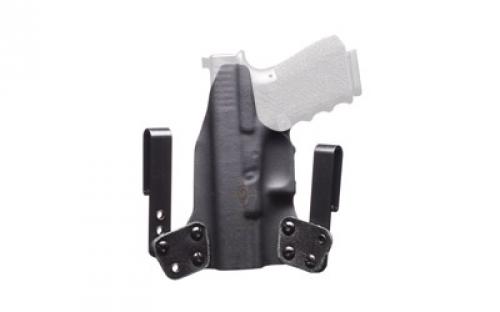 BlackPoint Tactical Mini Wing IWB Holster, Fits Glock 19/23/32, Right Hand, Black Kydex, 15 Degree Cant 101871