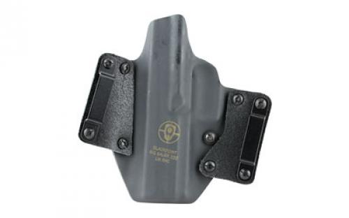 BlackPoint Tactical Leather Wing OWB, Belt Holster, Right Hand, Black, Sig Sauer P320 Full Size, Leather, Kydex 102637