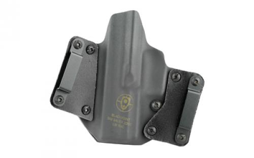 BlackPoint Tactical Mini Wing IWB, Inside the Pants Holster, Right Hand, Black, Sig Sauer P320 Compact, Kydex/Leather 104670